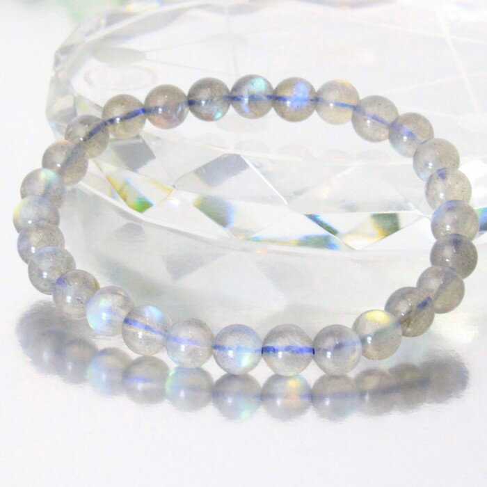 【一点物】ラブラドライト ブレスレット｜Labradorite 曹灰長石 ラブラドライト【腕輪 ブレスレッド ブレスレット Bracelet Bangle バングル 数珠】メンズ Men's レディース Ladies 限定 天然石 ラブラドライト【ポイント割引商品】