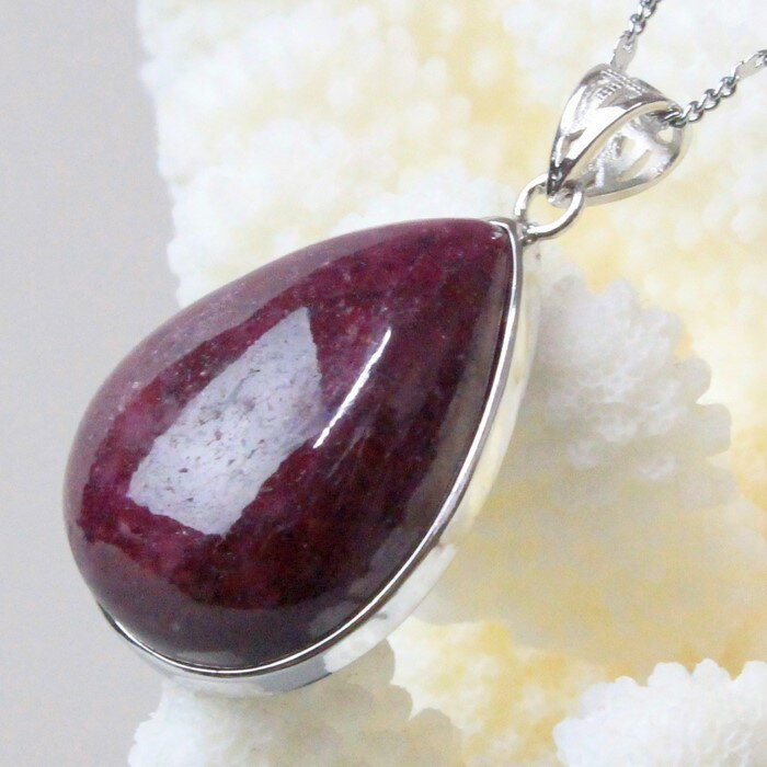 ルビーインゾイサイト ペンダント｜アニョライト Ruby in Zoisite ルビーインゾイサイト ネックレス Pendant 首輪 ペンダントトップ Necklace｜メンズ レディース 一点物 パワーストーン ルビーインゾイサイト