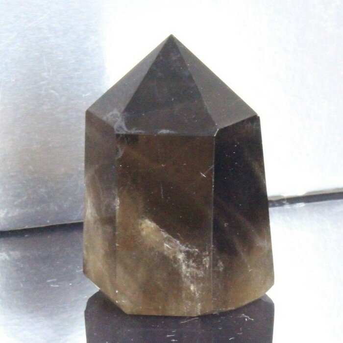 スモーキークォーツ ポイント 煙水晶 Smoky Quartz カンゴーム スモーキ...