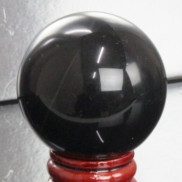 【47mm】オニキス 丸玉｜オニクス Onux 黒瑪瑙 オニキス【水晶玉 Crystal ball 球体 置物 水晶球 大玉 ルース Ruth 丸玉 Circle Ball 原石】メンズ Men's レディース Ladies 天然石 海外直輸入価格 オニキス