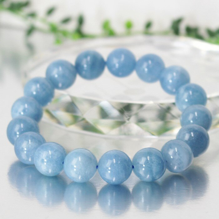 【一点物】アクアマリン ブレスレット|Aquamarine 緑柱石 ミルキーアクア 海の水 アクアマリン【Bracelet ブレスレット Bangle 腕輪 ブ...