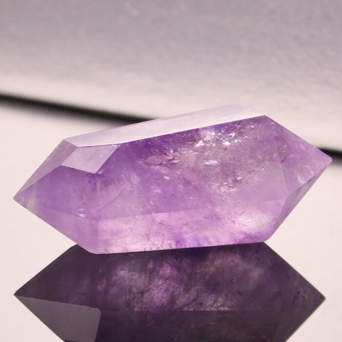 アメジスト ダブルポイント|Amethyst アメシスト 紫水晶 アメジスト 置物 インテリア クラスター 原石 石 鉱物 Point 柱 ポイント|メンズ レ...