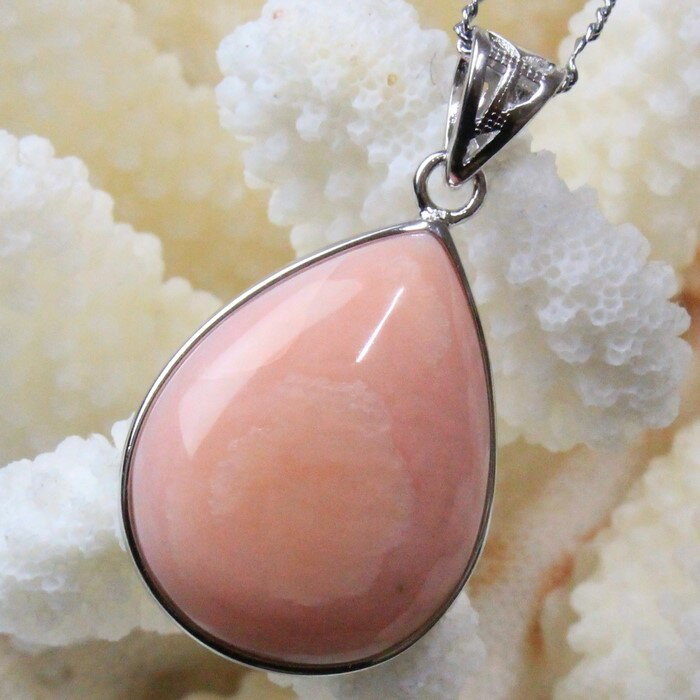 ピンクオパール ペンダント｜Pink Opal 蛋白石 ピンクオパール ネックレス ペンダント Necklace ネックレス Pendant｜メンズ Men’s レディース 天然石 限定 一点物 ピンクオパール