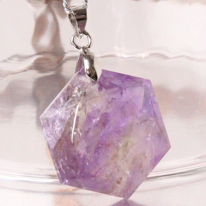 アメジスト ペンダント｜アメシスト Amethyst 紫水晶 アメジスト ネックレス Pendant ネックレス ペンダントトップ 六芒星 ヘキサゴン ダビデの星 Hexagon Necklace｜メンズ レディース 限定 一点物 パワーストーン アメジスト