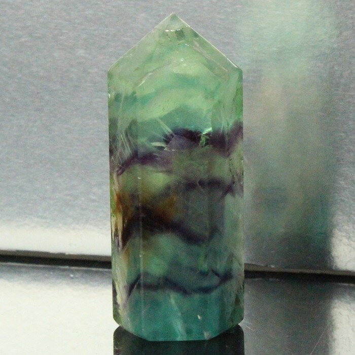 フローライト ポイント|蛍石 Fluorite 緑 グリーン フローライト 鉱石 原石 石 置物 開運 インテリア ポイント Stone クラスター Point...