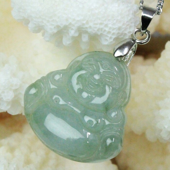 翡翠[ヒスイ] ペンダント｜Jade ジェイド ひすい ヒスイ 翡翠 ネックレス Pendant ネックレス ペンダントトップ Necklace ペンダント 七福神 布袋 布袋像 仏像｜人気 おすすめ メンズ レディース パワーストーン ネックレス 天然石 翡翠[ヒスイ]