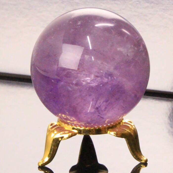 【40mm玉】アメジスト 丸玉｜アメシスト Amethyst 紫水晶 アメジスト【Crystal ball Circle Ball 原石 球体 置物 水晶球 ルース Ruth 丸玉 水晶玉】メンズ レディース 限定 一点物 パワーストーン アメジスト