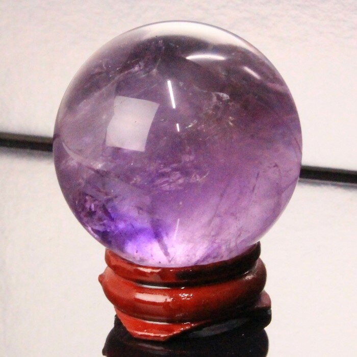 【42mm玉】アメジスト 丸玉｜アメシスト Amethyst 紫水晶 アメジスト【ルース Ruth 丸玉 水晶玉 Crystal ball Circle Ball 原石 球体 置物 水晶球】メンズ Men's レディース Ladies 天然石 海外直輸入価格 アメジスト