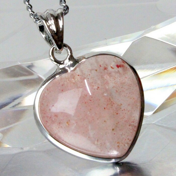 ストロベリークォーツ ペンダント｜Strawberry Quartz 苺水晶 ストロベリークォーツ ネックレス Pendant ペンダントトップ ねっくれす Necklace ペンダント｜メンズ Men's レディース 天然石 限定 一点物 ストロベリークォーツ