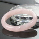 【一点物】ローズクォーツ バングル｜紅水晶 Rose Quartz ローズクォーツ ブレスレット バングル Bracelet Bangle 腕輪｜メンズ Men's レディース Ladies 天然石 海外直輸入価格 ローズクォーツ【女性用Mサイズ】