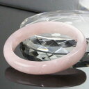 【一点物】ローズクォーツ バングル｜紅水晶 Rose Quartz ローズクォーツ ブレスレット Bracelet ブレスレッド バングル Bangle 腕輪｜メンズ Men's レディース 天然石 限定 一点物 ローズクォーツ【女性用Lサイズ】