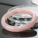 ローズクォーツ バングル｜Rose Quartz 紅水晶 ローズクォーツ ブレスレット Bracelet ブレスレッド バングル Bangle 腕輪｜メンズ Men's レディース Ladies 限定 天然石 ローズクォーツ【女性用Lサイズ】