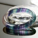 【一点物】フローライト バングル｜Fluorite 緑 グリーン 蛍石 フローライト ブレスレット Bangle 腕輪 バングル Bracelet ブレスレッド｜メンズ レディース 限定 一点物 パワーストーン フローライト【女性用Lサイズ】