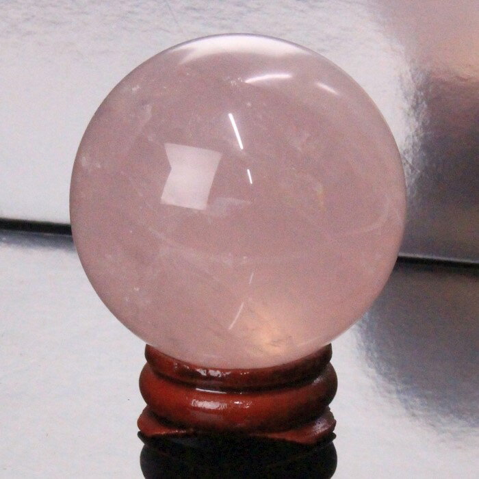 ローズクォーツ 丸玉|Rose Quartz 紅水晶 ローズクォーツ 原石 Circle Ball 玉 球体 水晶玉 球 置物 台座 水晶球 大玉 丸玉|メンズ...