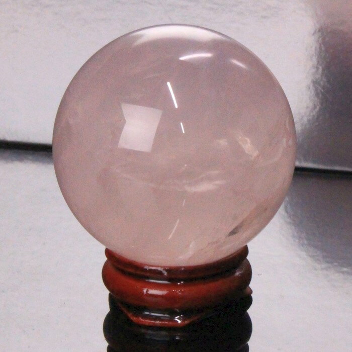 ローズクォーツ 丸玉|Rose Quartz 紅水晶 ローズクォーツ 原石 球体 水晶玉 球 置物 台座 水晶球 大玉 丸玉 Circle Ball 玉|メンズ...