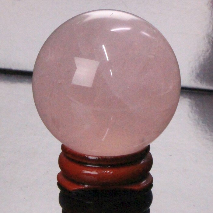 ローズクォーツ 丸玉｜紅水晶 Rose Quartz ローズクォーツ 原石 球体 大玉 丸玉 Circle Ball 水晶玉 球 置物 台座 水晶球 玉｜メンズ Men's レディース Ladies 限定 天然石 ローズクォーツ【44mm玉】