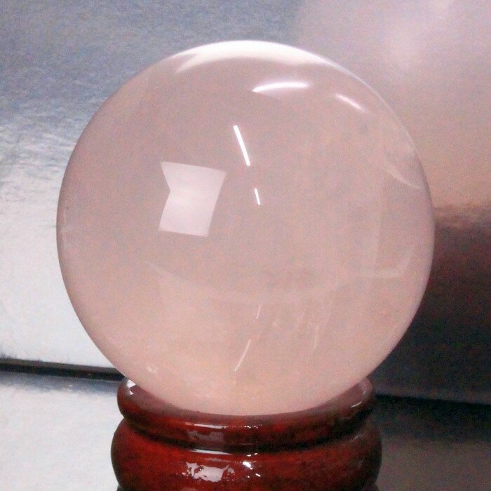 ローズクォーツ 丸玉|紅水晶 Rose ローズクォーツ 原石 球体 水晶玉 球 置物 台座 水晶球 大玉 丸玉 Circle Ball 玉|メンズ レディース ...