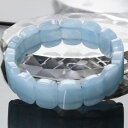 【一点物】アクアマリン ブレスレット｜Aquamarine 緑柱石 ミルキーアクア アクアマリン バングル 数珠 Bracelet ブレスレット Bangle 腕輪 ブレスレッド｜メンズ レディース 一点物 パワーストーン アクアマリン