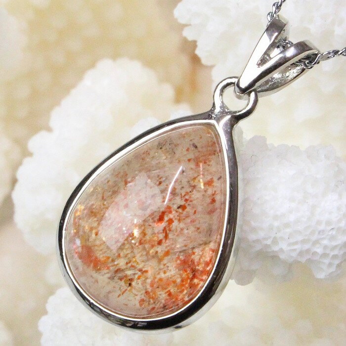 【一点物】サンストーン ペンダント｜Sunstone 日長石 太陽石 サンストーン ネックレス ペンダントトップ Pendant Necklace｜メンズ レディース パワーストーン 天然石 海外直輸入価格 サンストーン