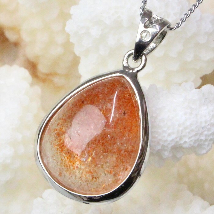 【一点物】サンストーン ペンダント｜Sunstone 日長石 太陽石 サンストーン ネックレス Pendant ペンダントトップ ペンダント Necklace｜メンズ レディース パワーストーン 天然石 海外直輸入価格 サンストーン