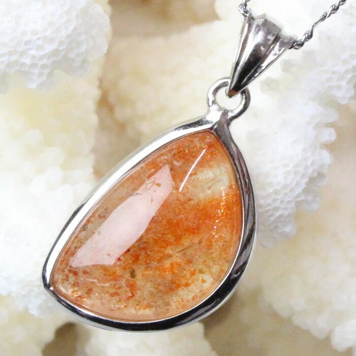 【一点物】サンストーン ペンダント｜Sunstone 日長石 太陽石 サンストーン ネックレス ペンダントトップ Pendant Necklace｜メンズ Men's レディース Ladies 天然石 海外直輸入価格 サンストーン