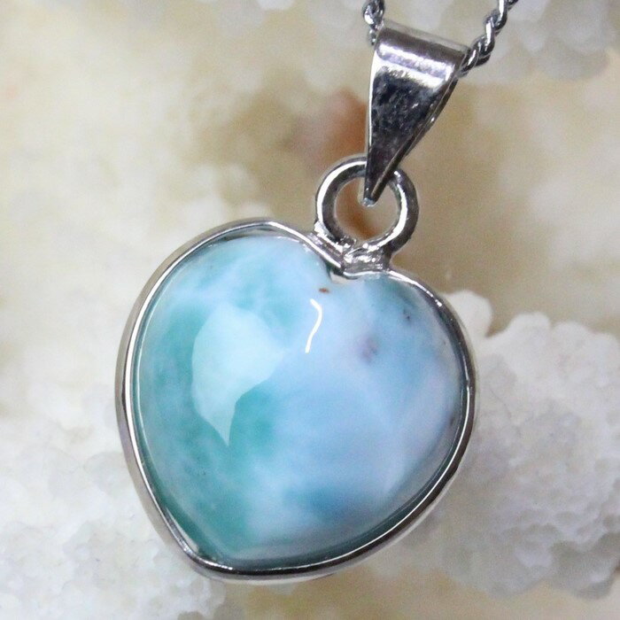 【一点物】ラリマー ペンダント｜ペクトライト Larimar 曹灰針石 Pectolite ラリマー ネックレス Pendant ペンダントトップ ぺんだんと Necklace｜メンズ レディース 限定 一点物 パワーストーン ラリマー