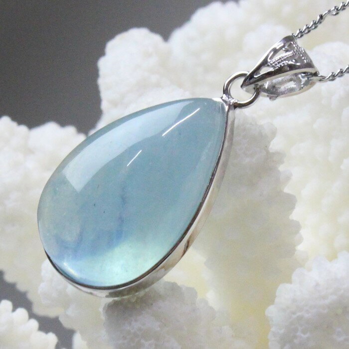 【一点物】アクアマリン ペンダント｜Aquamarine ミルキーアクア 緑柱石 アクアマリン ネックレス Pendant ペンダントトップ Necklace｜メンズ Men's レディース Ladies 限定 天然石 アクアマリン