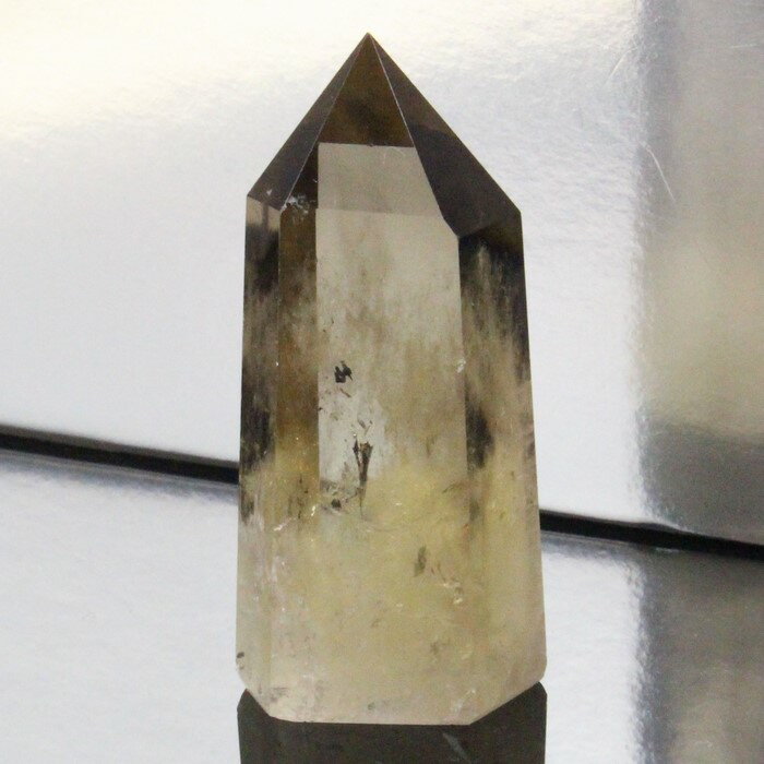 スモーキークォーツ ポイント 煙水晶 Smoky Quartz カンゴーム スモーキ...