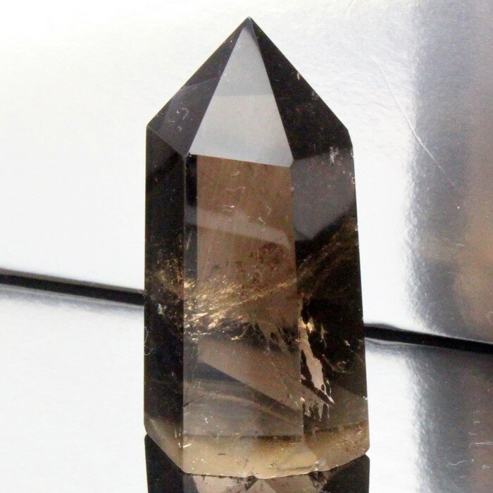 スモーキークォーツ ポイント 煙水晶 Smoky Quartz カンゴーム スモーキ...
