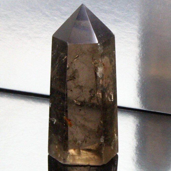 スモーキークォーツ ポイント カンゴーム 煙水晶 Smoky Quartz スモーキ...