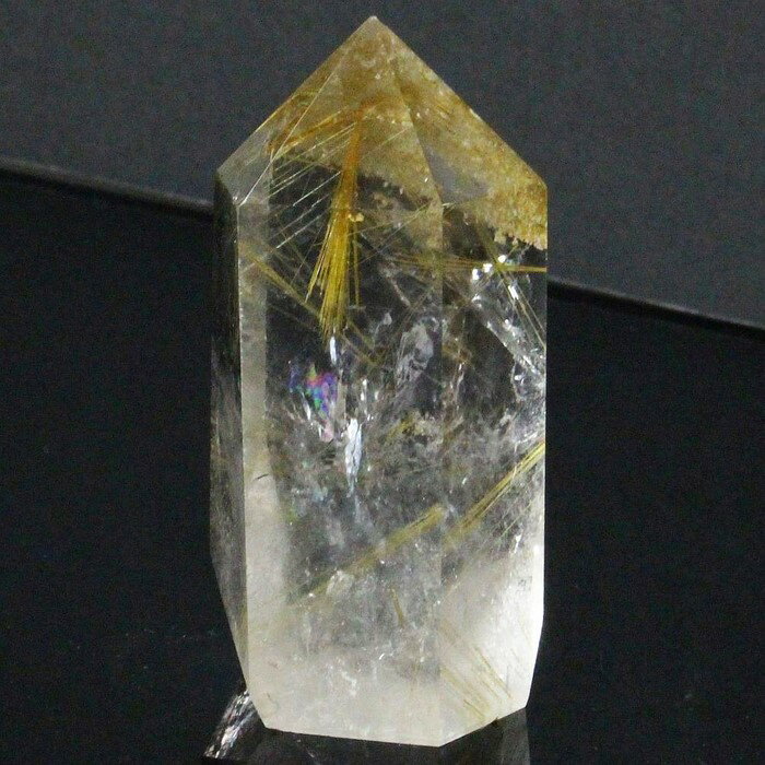 ルチルクォーツ ポイント｜金針水晶 rutile quartz ルチルクオーツ ルチルクォーツ 原石 置物 石 鉱物 インテリア クラスター Point 柱 ポイント｜メンズ Men's レディース 天然石 限定 一点物 ルチルクォーツ