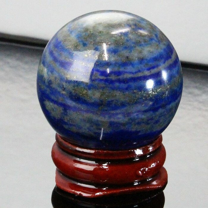 【35mm玉 一点物 アフガニスタン産】ラピスラズリ 丸玉|聖石 最強 魔除け グッズ 破邪 青金石 瑠璃 Lapis ラピス ラピスラズリ 原石 置物 台座 ...