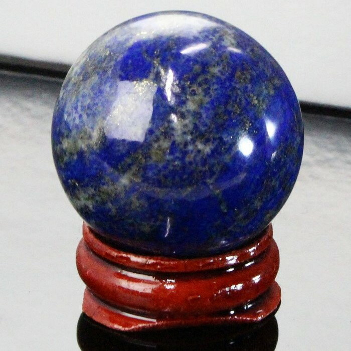【35mm玉 一点物 アフガニスタン産】ラピスラズリ 丸玉|瑠璃 Lapis ラピス 聖石 最強 魔除け グッズ 破邪 青金石 ラピスラズリ 原石 置物 台座 ...