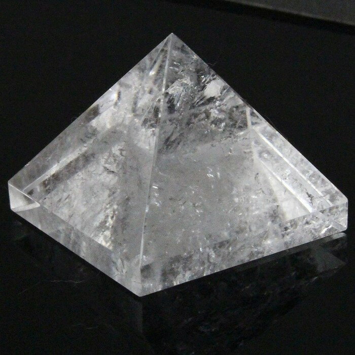 水晶 ピラミッド|Crystal すいしょう ロッククリスタル 石英 クリスタル クォーツ 水晶 置物 石 Stone Pyramid インテリア 原石 クラス...
