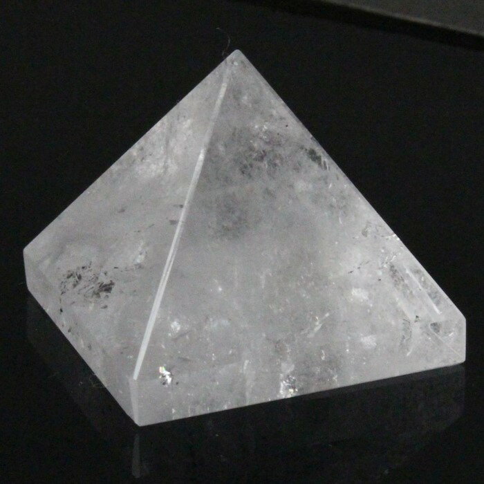 水晶 ピラミッド｜Crystal すいしょう ロッククリスタル 石英 クリスタル クォーツ 水晶 置物 石 ピラミド 開運 Pyramid インテリア 原石 クラスター｜メンズ レディース 人気 おすすめ 天然石 海外直輸入 水晶のサムネイル