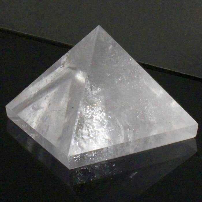 水晶 ピラミッド｜Crystal ロッククリスタル 石英 クリスタル クォーツ 水晶 置物 石 ピラミド 開運 Pyramid インテリア 原石 クラスター｜メンズ レディース 一点物 パワーストーン 水晶