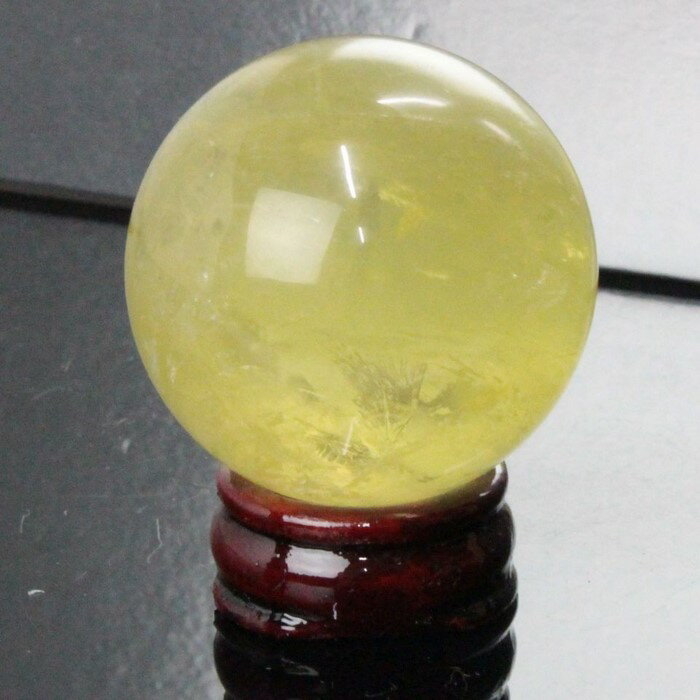 【43mm玉】 シトリン 丸玉｜Citrine 黄水晶 シトロン シトリン 原石 幸運 金運 財運 アップ 商売繁盛 成功 自信 希望 太陽 お守り 厄除け 厄払い 球体 置物 台座 水晶玉｜メンズ レディース 一点物 パワーストーン シトリン