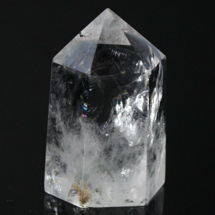 水晶 ポイント｜ロッククリスタル Crystal すいしょう 石英 クリスタル クォーツ 水晶原石 透明 天然 水晶 原石 浄化 Point 柱 置物 石 浄化 クリスタル｜メンズ レディース 一点物アイテム 天然石 水晶