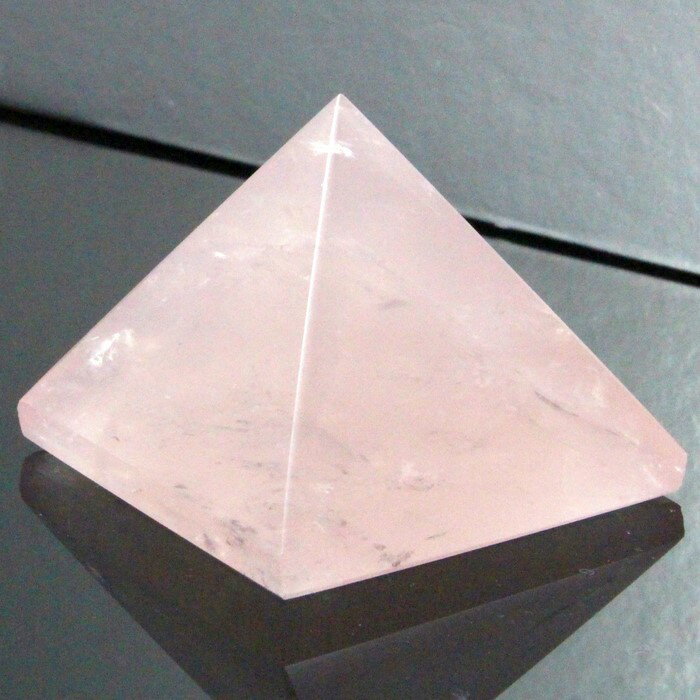 ローズクォーツ ピラミッド｜Rose Quartz ピンク 紅水晶 ローズクォーツ 原石 ピラミド Pyramid インテリア クラスター 浄化 ピラミッド 石 置物｜メンズ レディース 一点物アイテム 天然石 ローズクォーツ