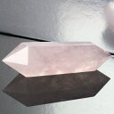 ローズクォーツ ポイント|ピンク 紅水晶 Rose Quartz ローズクォーツ 原石 ポイント 浄化 ダブルターミネイティッド ダブルポイント 石 Point...