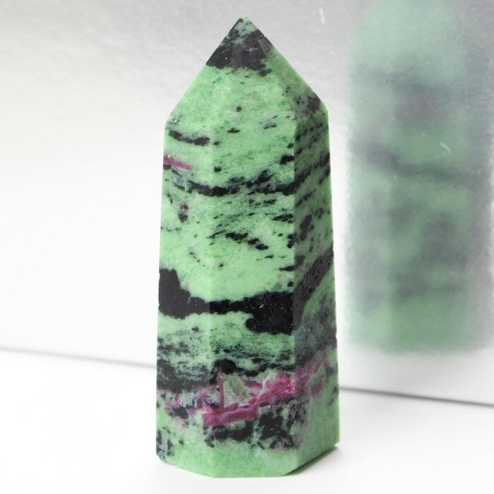  希少 レア天然石 一点物 ルビーインゾイサイト ポイント Ruby Zoisite...