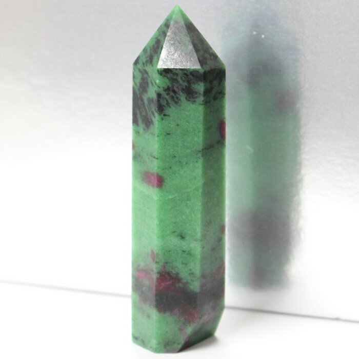  希少 レア天然石 一点物 ルビーインゾイサイト ポイント アニョライト...