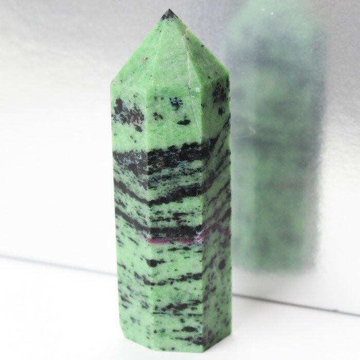  希少 レア天然石 一点物 ルビーインゾイサイト ポイント Ruby Zoisite...