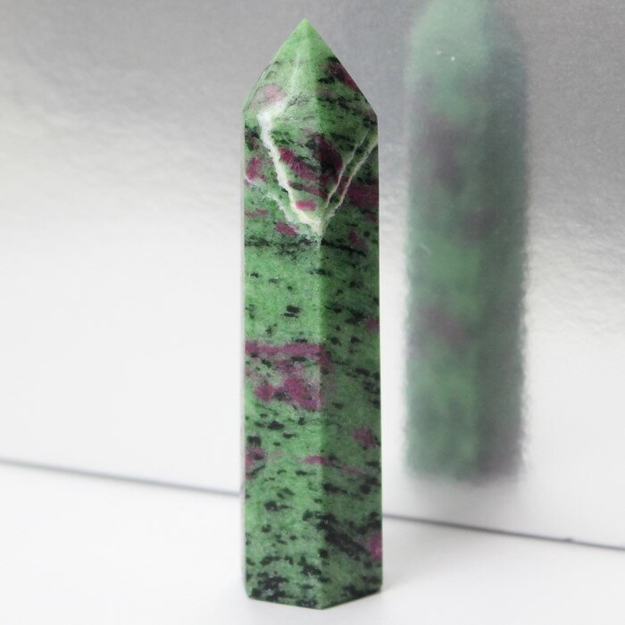  希少 レア天然石 一点物 ルビーインゾイサイト ポイント アニョライト...