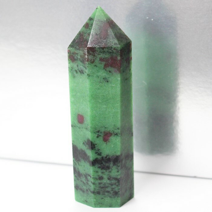 【希少 レア天然石 一点物】ルビーインゾイサイト ポイント|Ruby Zoisite アニョライト ルビーインゾイサイト 原石 ポイント 浄化 クラスター Po...