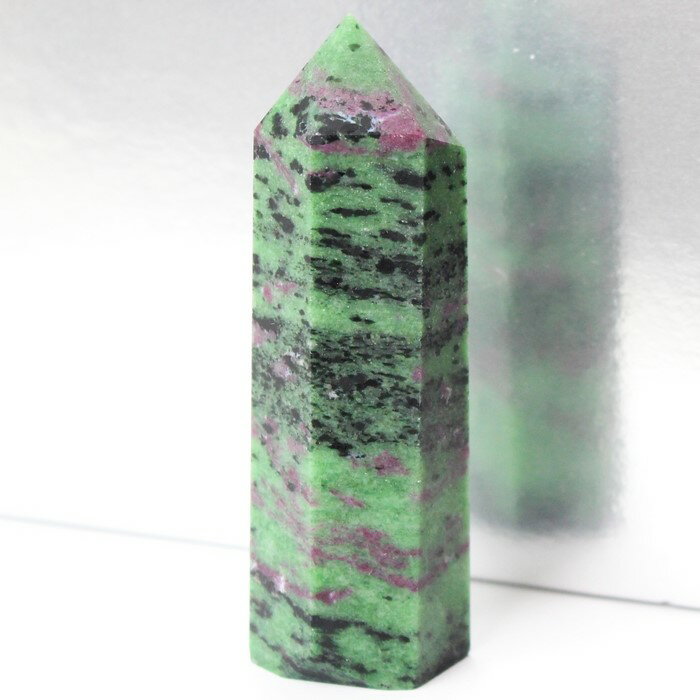 【ビックサイズ】ルビーインゾイサイト ポイント|Ruby Zoisite アニョライト ルビーインゾイサイト 置物 原石 ポイント 浄化 石 Point 柱 イ...