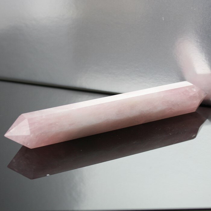 【ビックサイズ】ローズクォーツ ポイント|紅水晶 ピンク Rose Quartz ローズクォーツ 置物 原石 ポイント 浄化 石 Point 柱 インテリア|パ...