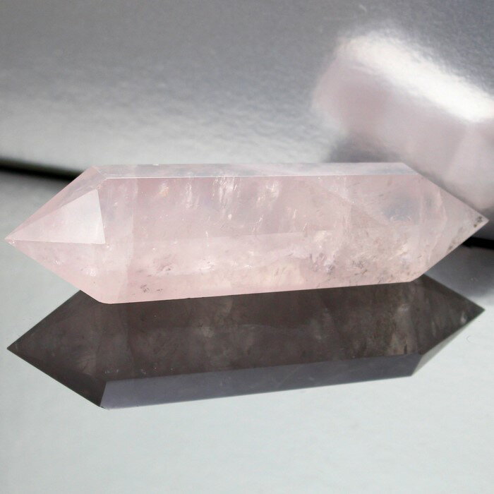 ローズクォーツ ポイント|Rose Quartz ピンク 紅水晶 ローズクォーツ 原石 ポイント 浄化 ダブルターミネイティッド ダブルポイント 石 Point...