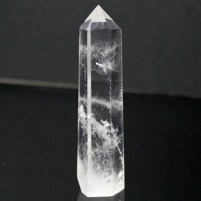 水晶 ポイント|ロッククリスタル Crystal Quartz 石英 クリスタル クォーツ 水晶原石 透明 天然 水晶 原石 ポイント インテリア 浄化 クラス...