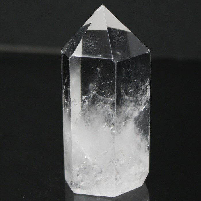 【厳選 品質 一点物】水晶 ポイント｜Crystal Quartz ロッククリスタル 石英 クリスタル クォーツ 水晶原石 透明 天然 水晶 原石 ポイント インテリア 浄化 クラスター Point 柱 石 置物｜メンズ レディース 一点物 パワーストーン 水晶